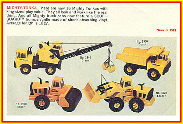 mighty tonka crane dumper wrecker shovel truck grill for parts 