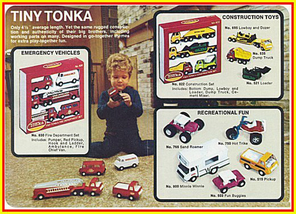Tonka Toys Look Book 1974.